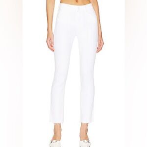 MOTHER The Rascal Crop Fray Jeans Denim